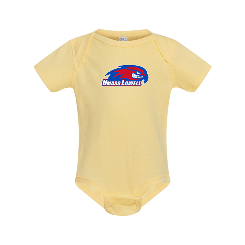 UMass Lowell River Hawks Rabbit Skins Infant Baby Rib Bodysuit